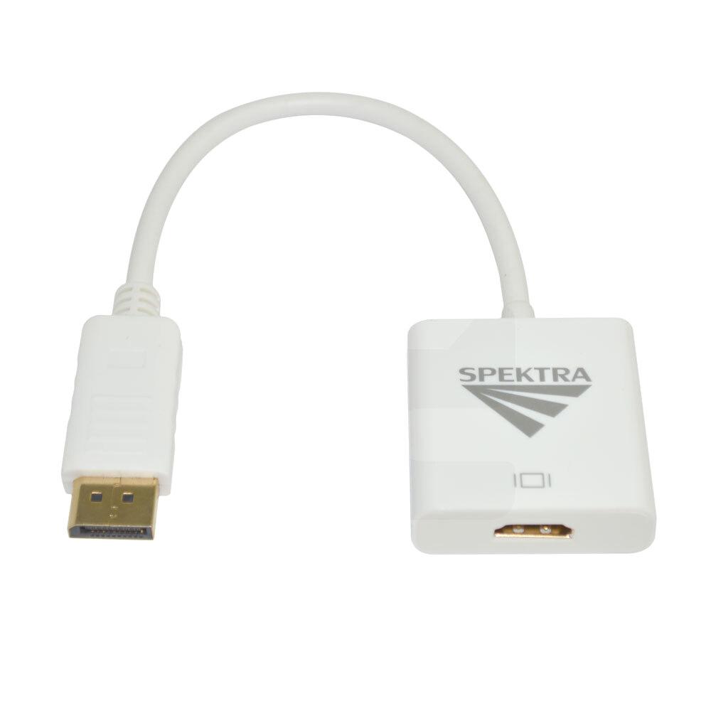 Adaptador DisplayPort a HDMI Blanco