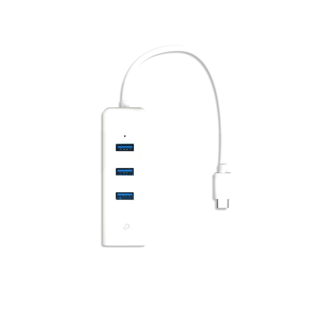 Adaptador USB TYPE-C 3-PORT HUB & Gigabite UN / UE330C