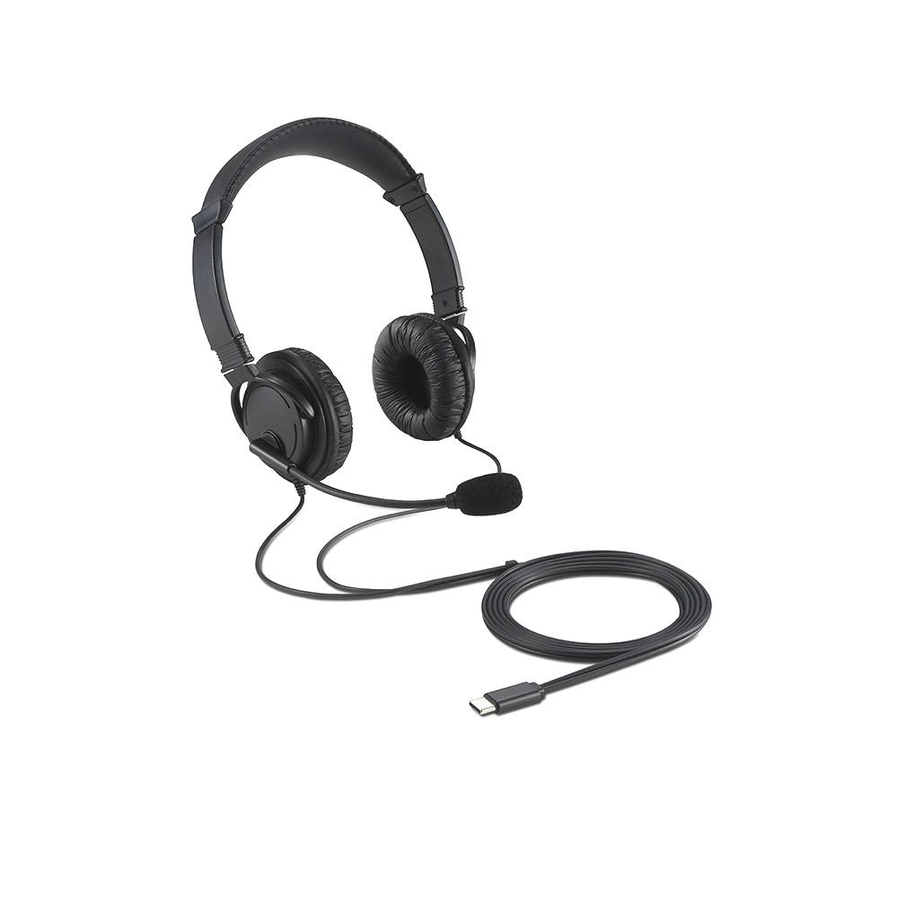 Audífono Call Center Kensington HiFi, Conexión USB-C, con Micrófono, K97457WW