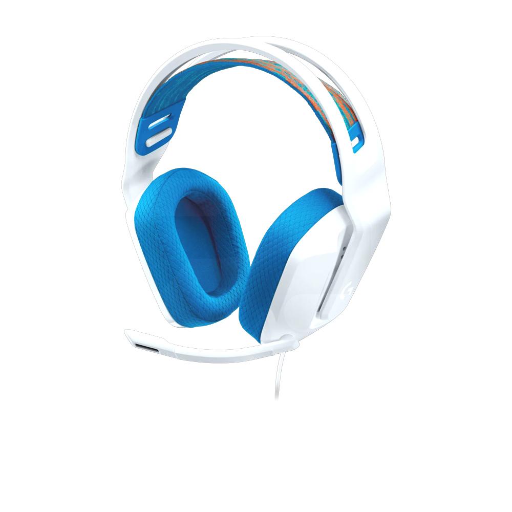 Audífono Gamer Logitech G335, Sonido Estéreo, Conexión 3.5mm, Blanco