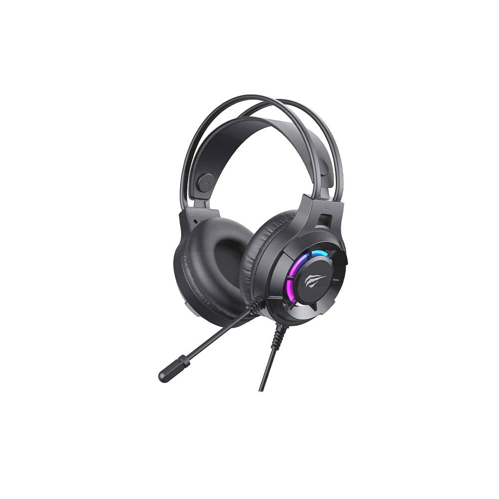 Audífonos Gamer con Micrófono 3.5 mm H2049D Negro 
