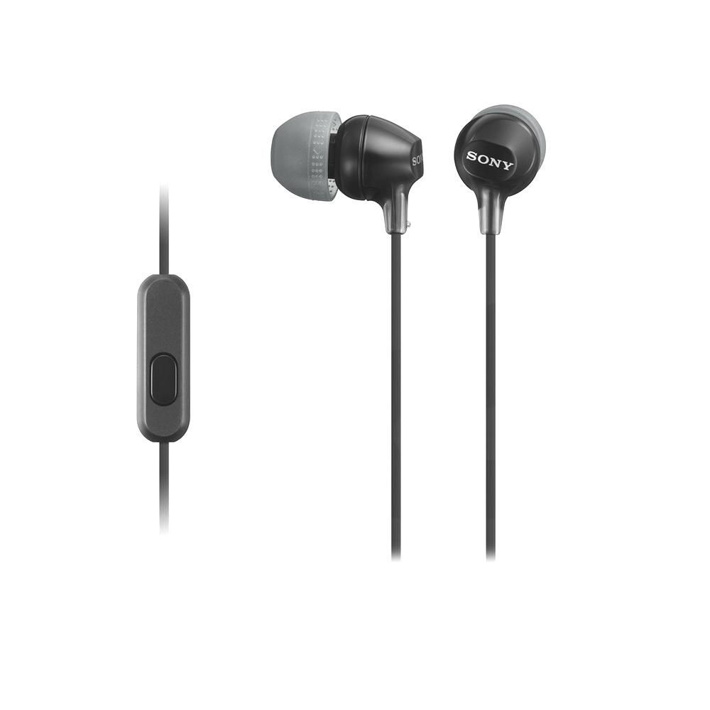 Audífonos In Ear MDR-EX15 con Cable Negro (salida jack)