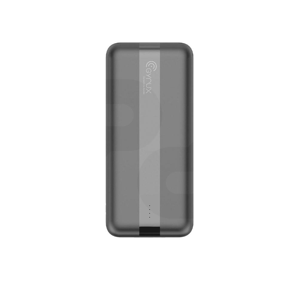 Batería Externa Gyrux 20W 20.000 mAh Carga Rápida Negro (11GYRUX611)