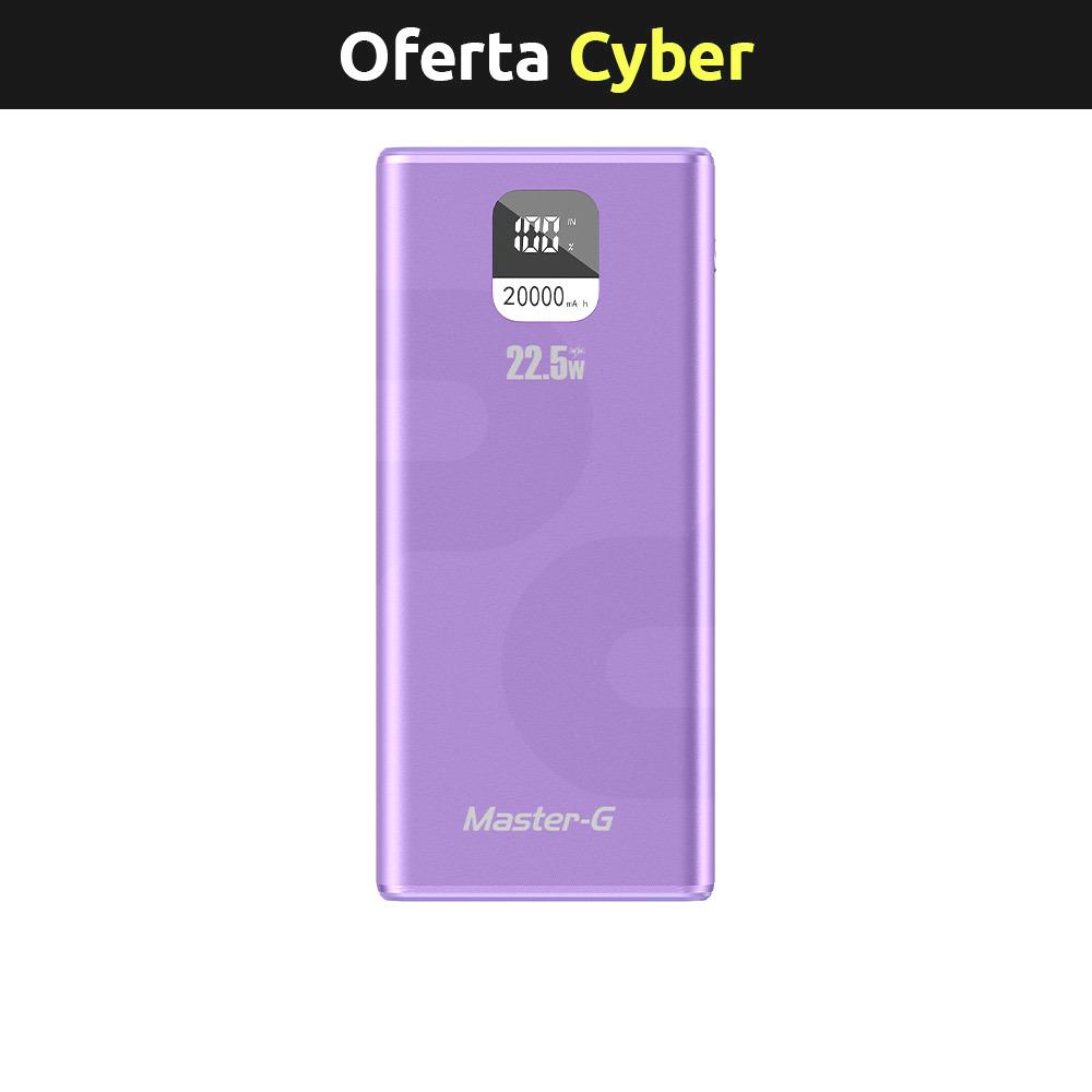 Batería Externa Master G 22.5W 20.000 mAh Morada  ( Edición Limitada )