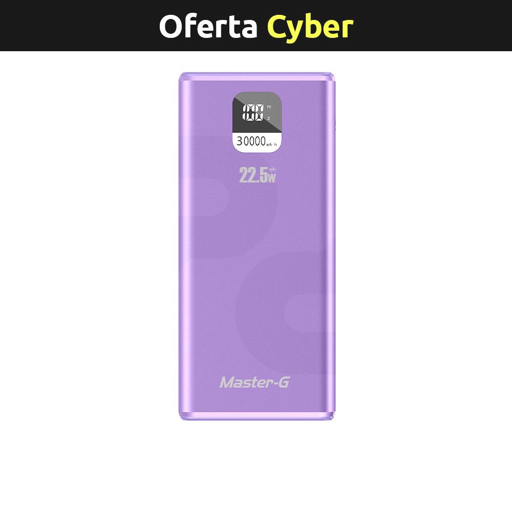Batería Externa Master G 22.5W 30.000 mAh Morada  ( Edición Limitada )