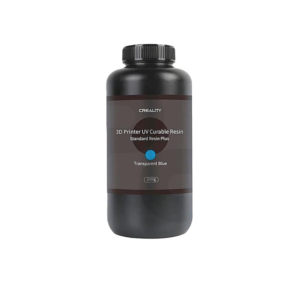 Botella de Resina LCD Azul Transparente para Impresión 3D 1Kg CXSD Rigid Resin Plus Creality