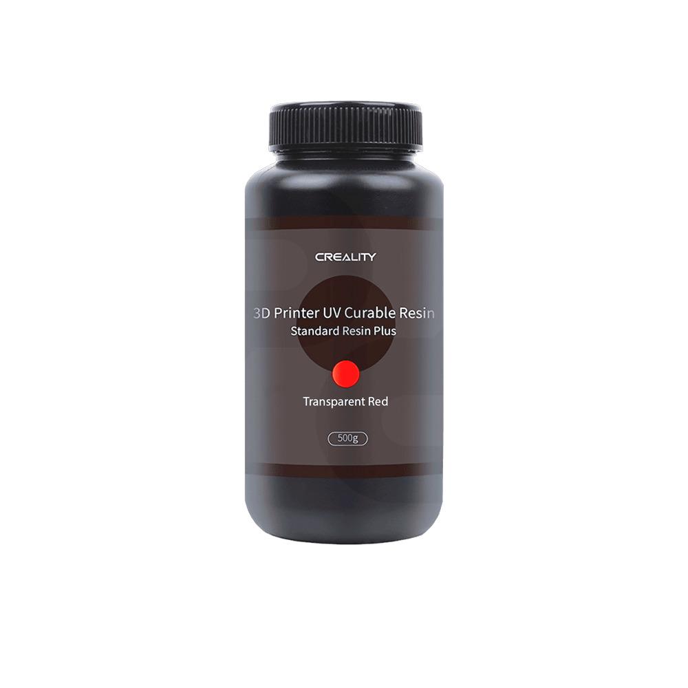 Botella de Resina LCD Rojo Transparente para Impresión 3D 500g Creality