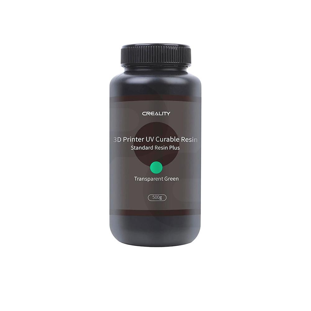 Botella de Resina LCD Verde Transparente para Impresión 3D 500g Creality