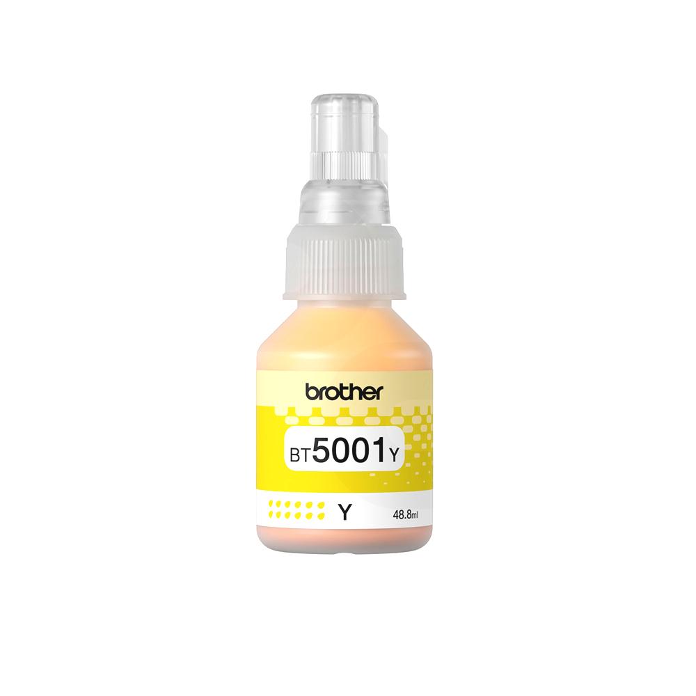 Botella de Tinta Original Brother BT5001Y Amarillo