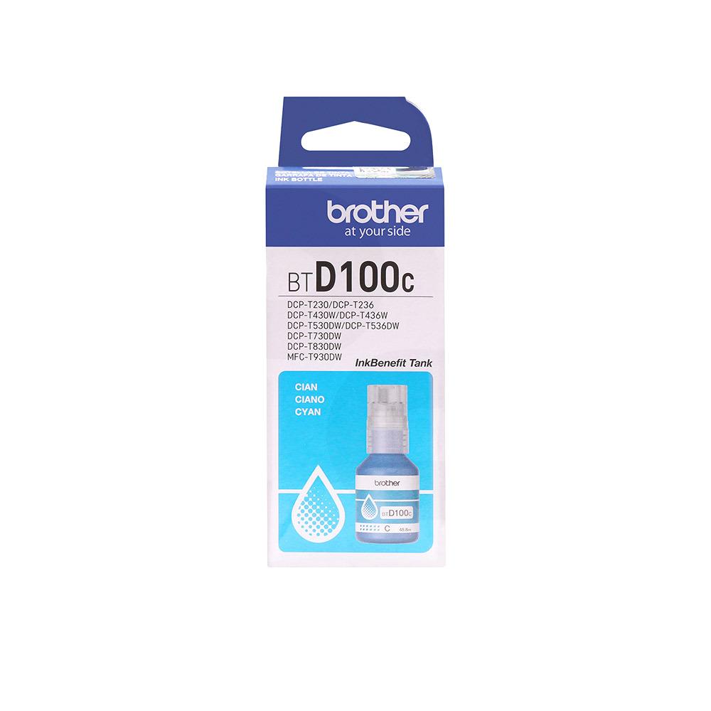 Botella de Tinta Original Brother BTD100C Cyan