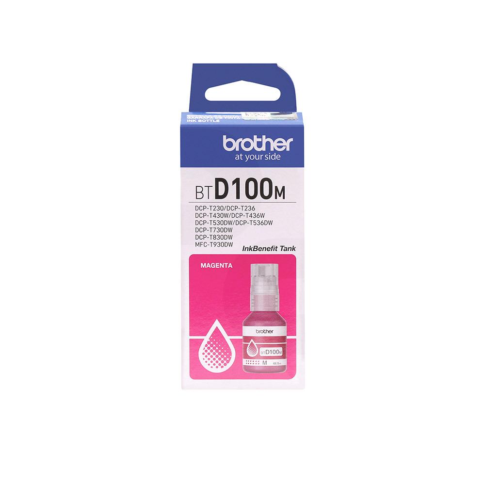 Botella de Tinta Original Brother BTD100M Magenta