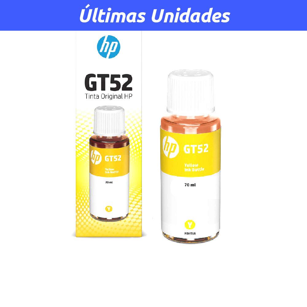 Botella de Tinta Original HP GT52 Amarillo