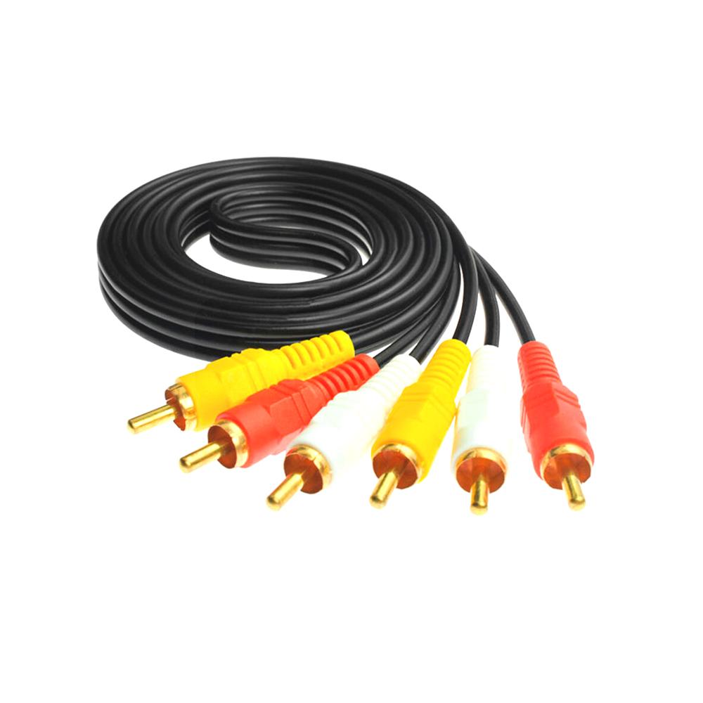 Cable Audio Estéreo 3xRCA a 3xRCA - 3mts