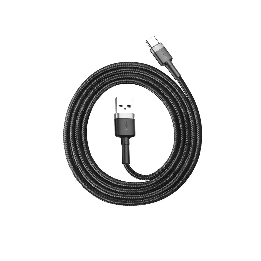 Cable Baseus Cable USB a Type-C 3A 1m Negro