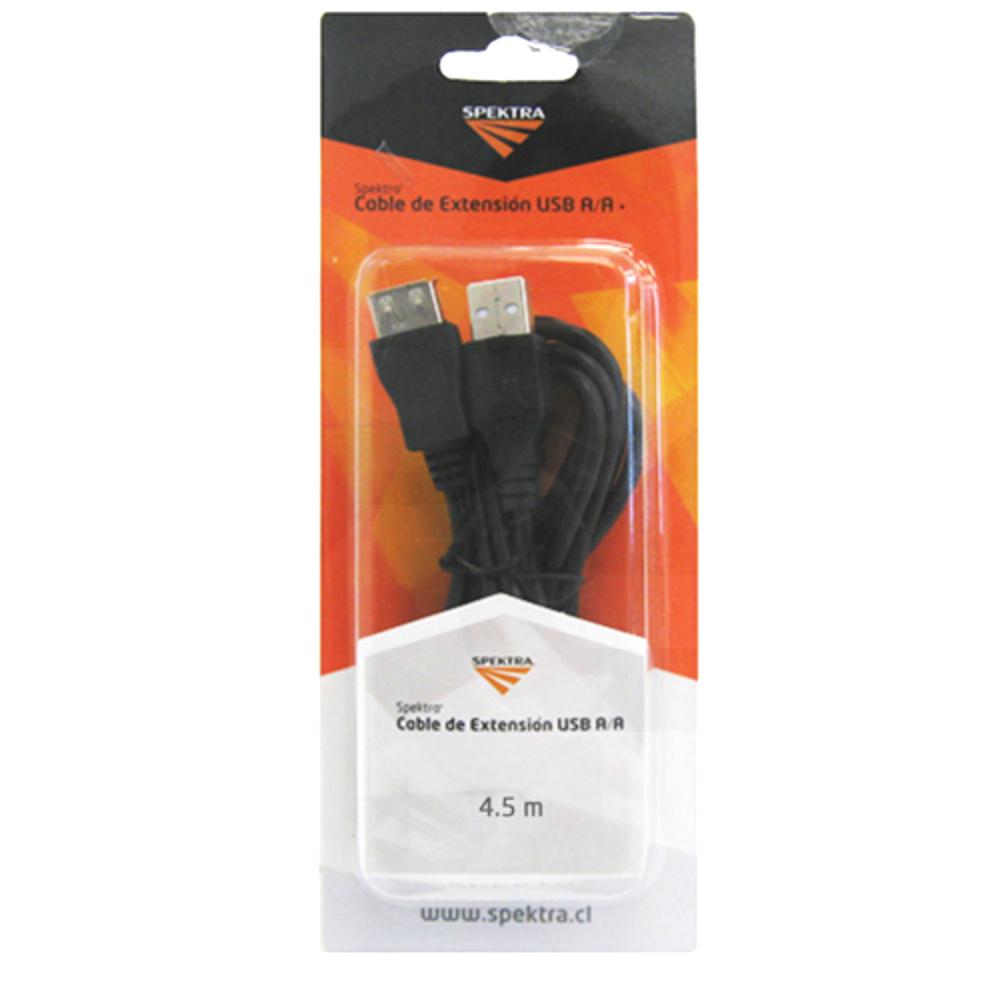 Cable USB 2.0 A/A 4.5m Extensión