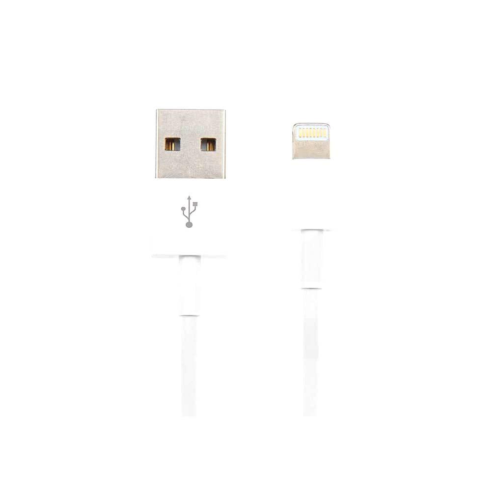 Cable USB Lightning 1mt Blanco