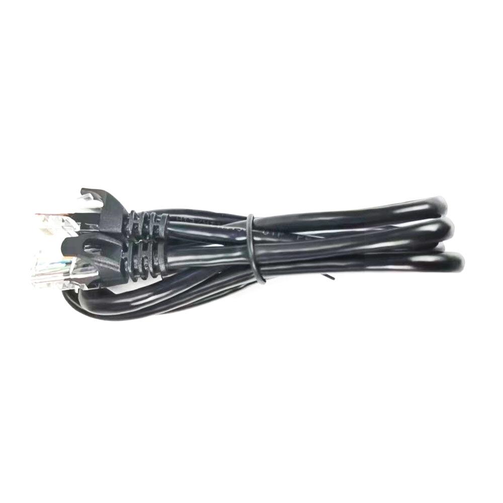 Cable UTP Cat5e + Conectores RJ45 - 1mts Negro