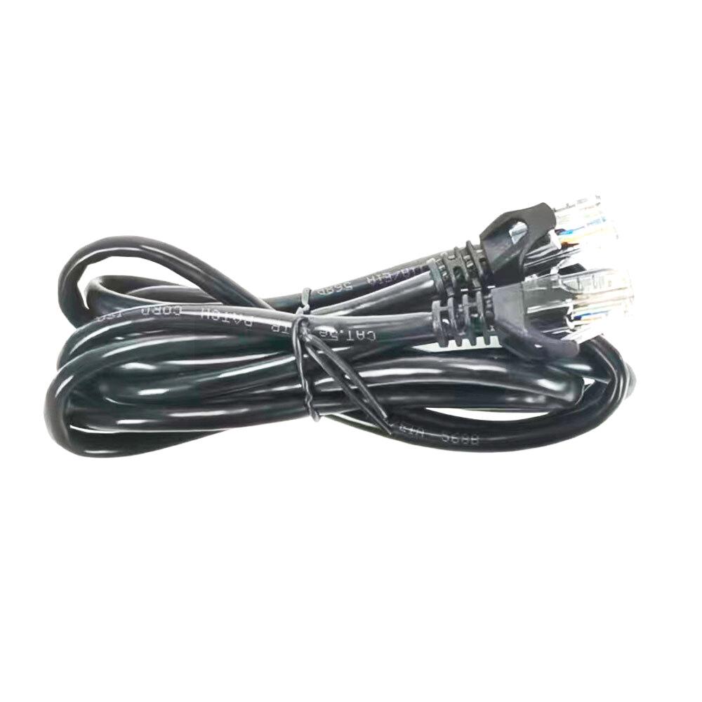 Cable UTP Cat5e + Conectores RJ45 - 3mts Negro