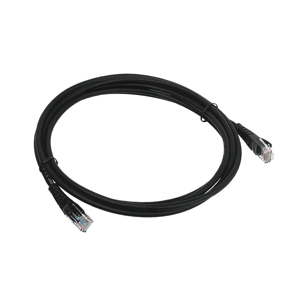 Cable UTP Cat5e + Conectores RJ45 - 3mts Negro