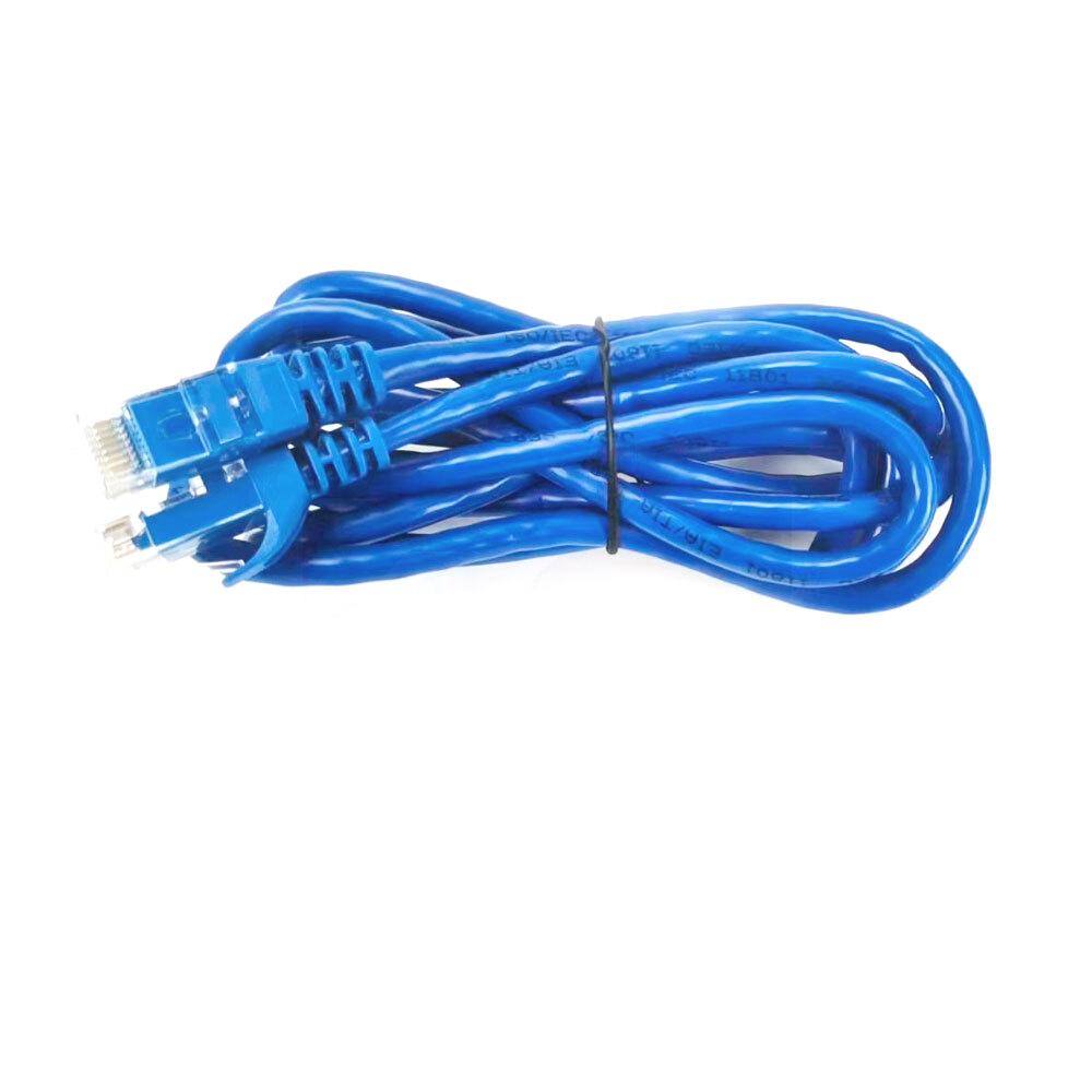 Cable UTP Cat6 + Conectores RJ45 - 1 mt azul 