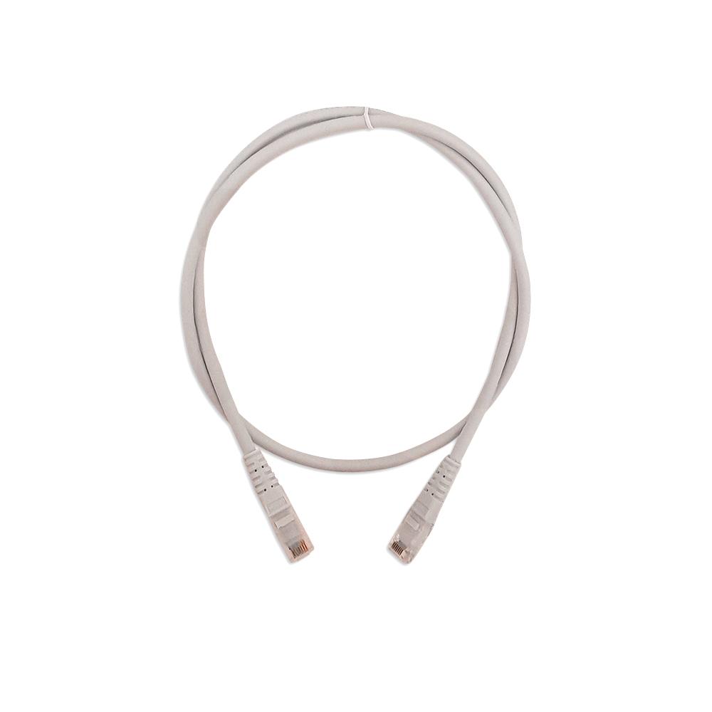 Cable UTP Cat6 + Conectores RJ45 - 1mt Gris