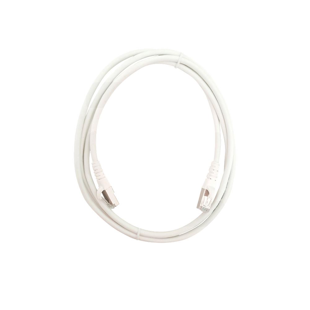 Cable UTP Cat6 + Conectores RJ45 - 2mt Blanco