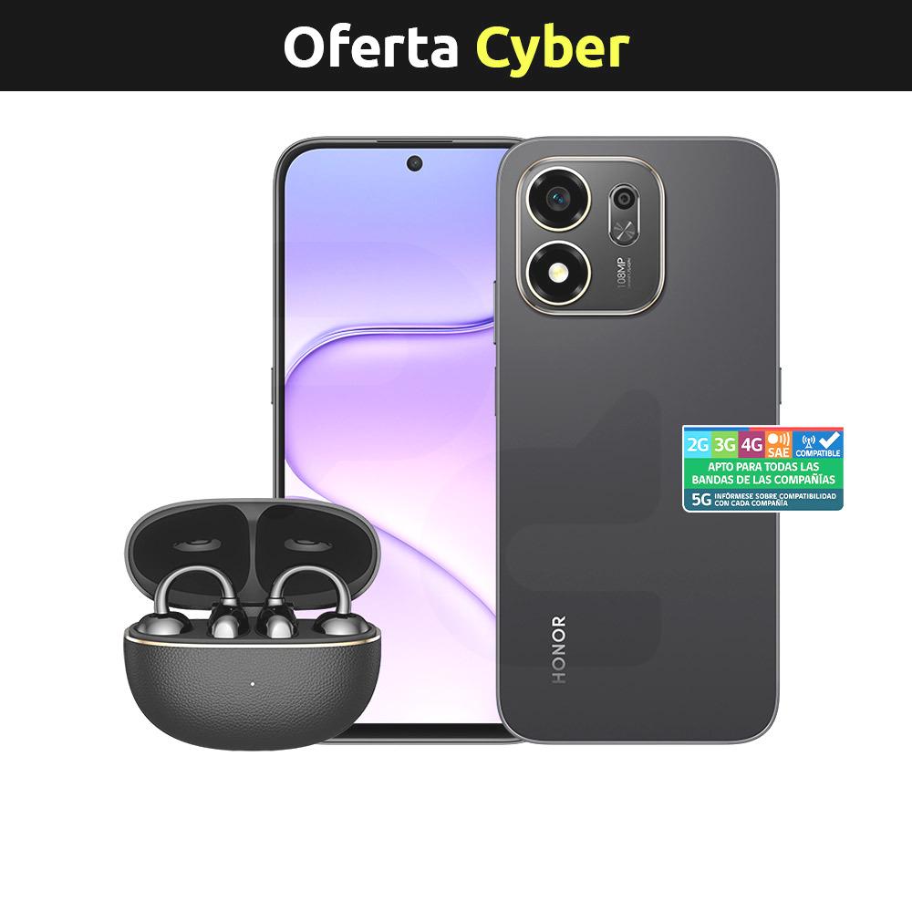 Celular Honor H600 Elite 256GB/8GB 5G Negro Liberado+ Bundle