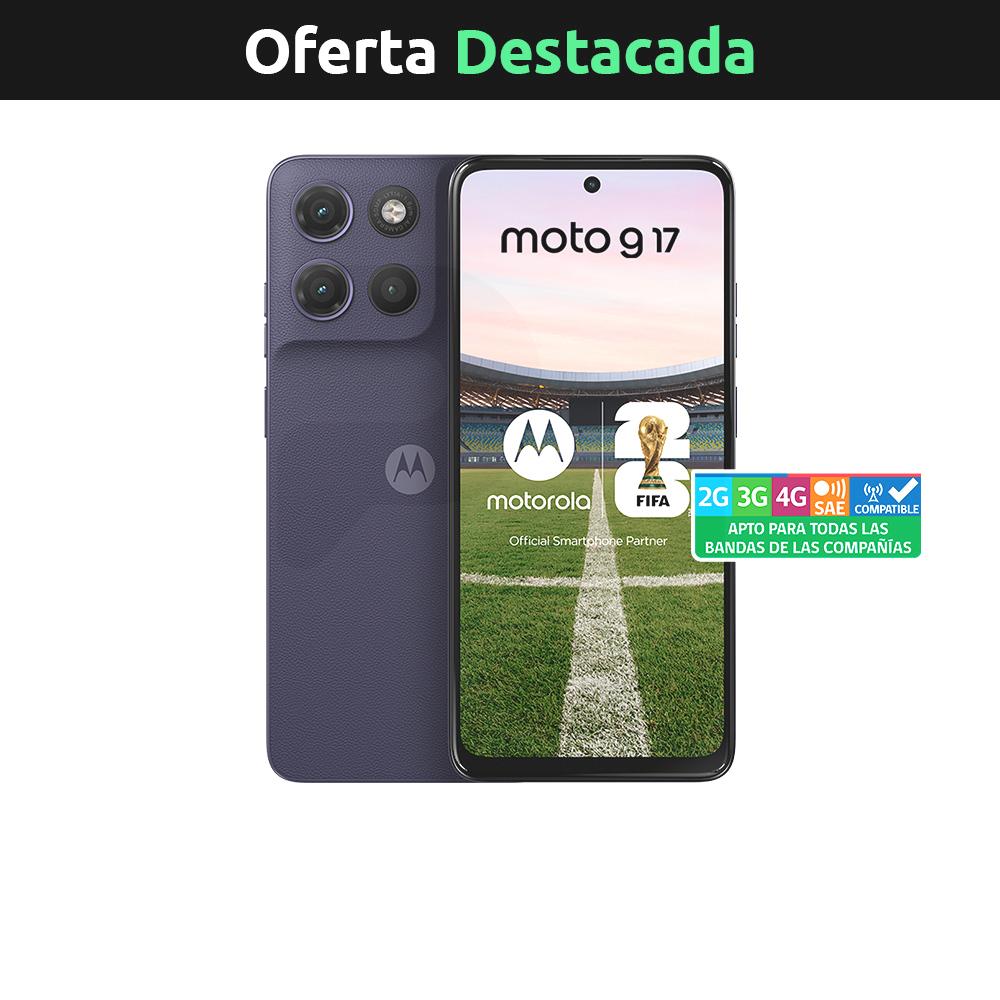 Celular Motorola G17 128GB/4GB Azul Liberado