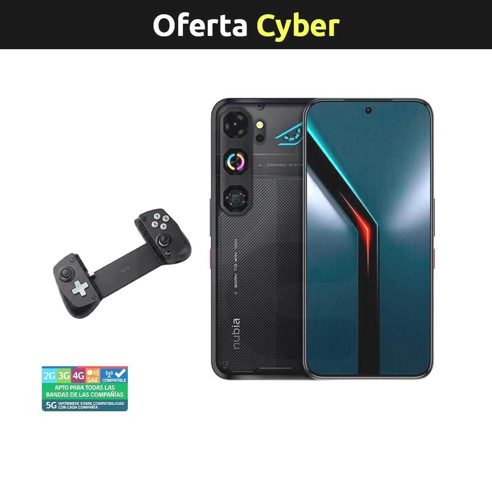 Celular ZTE Nubia Neo 5GT 256GB/8GB 5G Negro Liberado+Gamepad