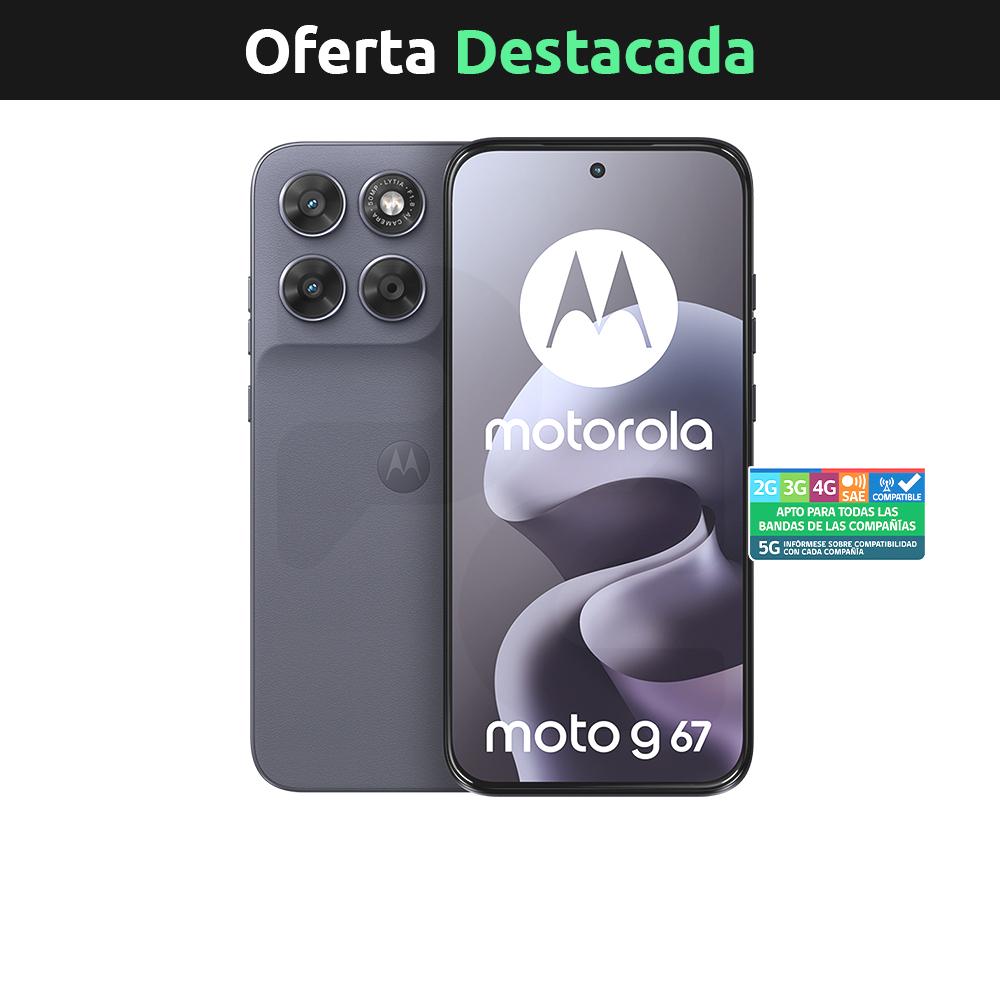 Ceular Motorola G67 256GB/4GB 5G Gris Liberado