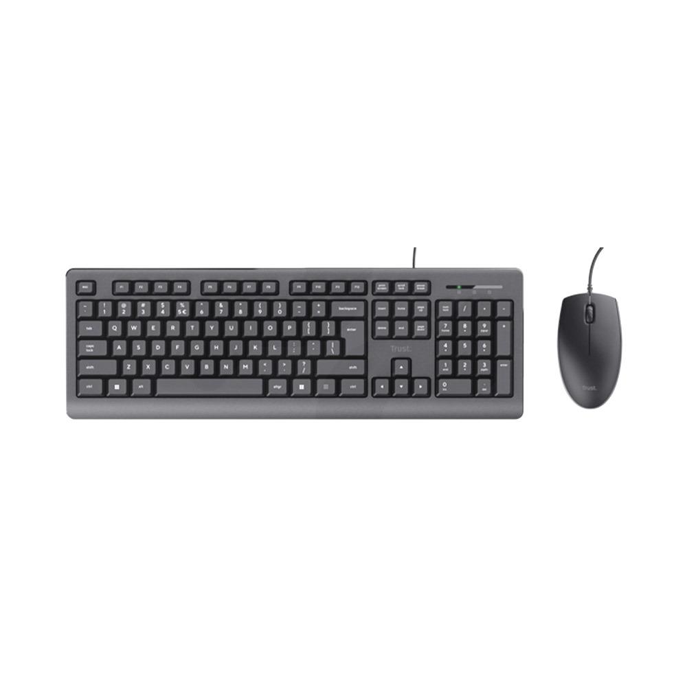Combo Teclado + Mouse Alámbrico Primo - Negro