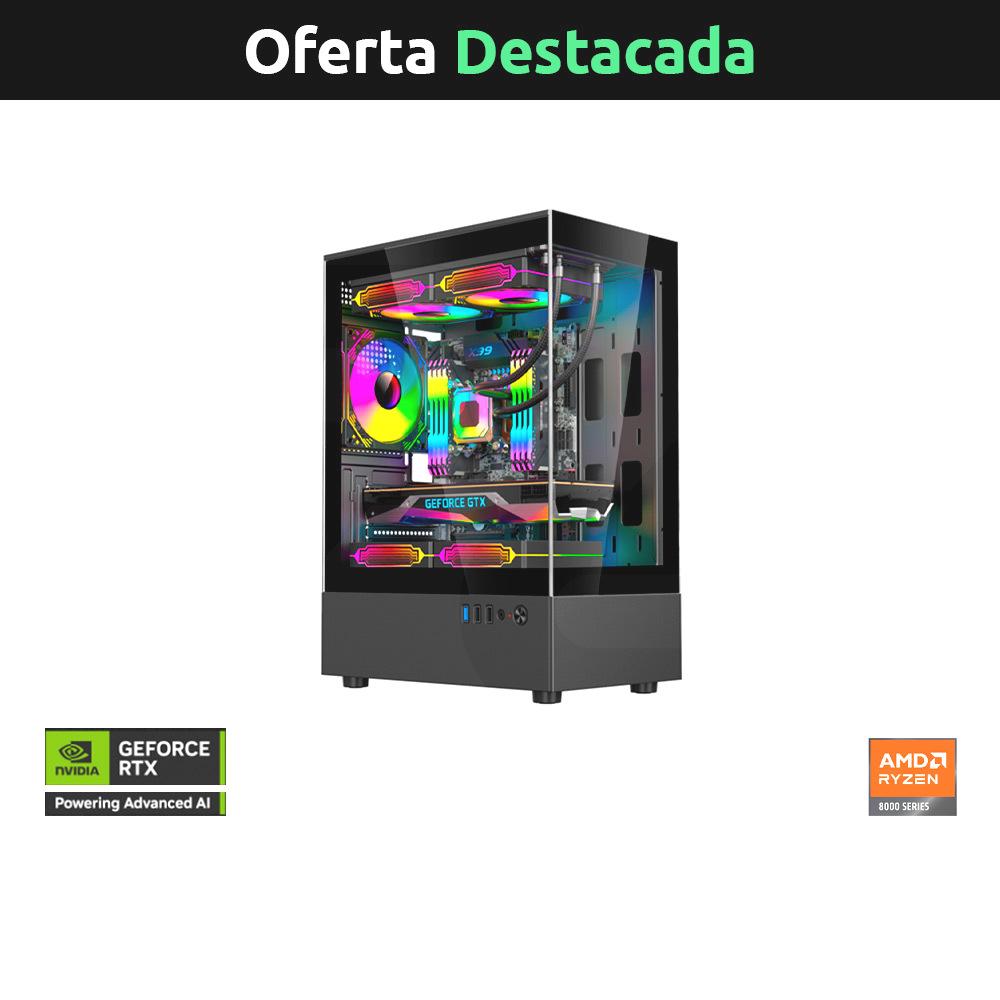 Desktop Gamer Esgaming Ryzen 5 8400F RTX 3050 500GB DDR5 5600 16GB 
