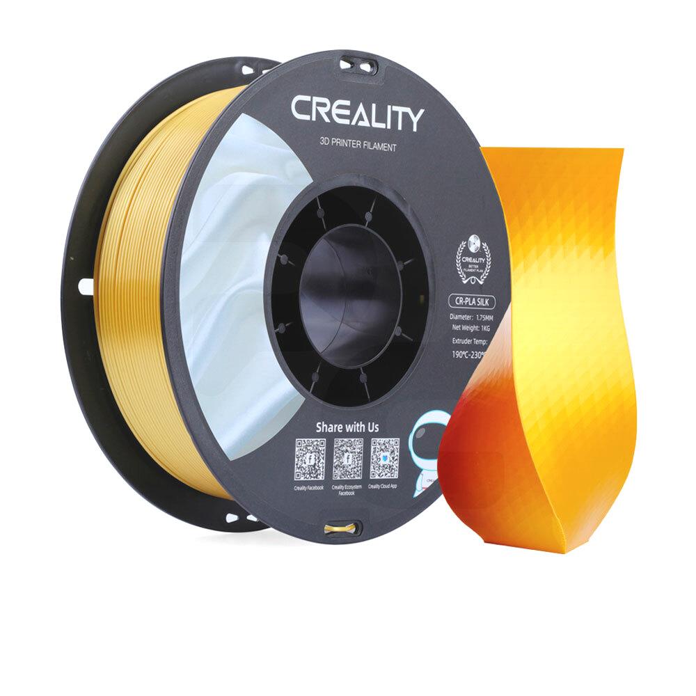 Filamento CR-SILK Dorado para Impresión 3D 1Kg Creality