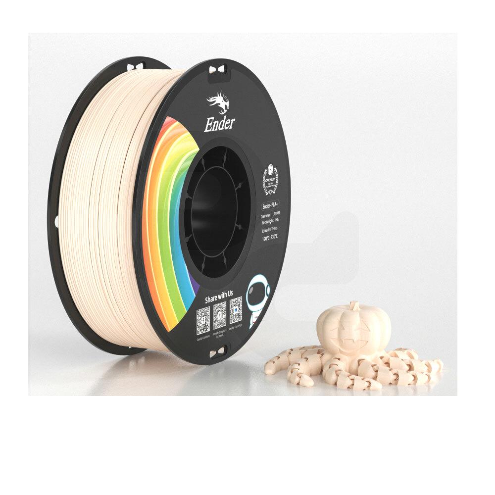 Filamento Ender PLA+ Beige para Impresión 3D 1Kg Creality