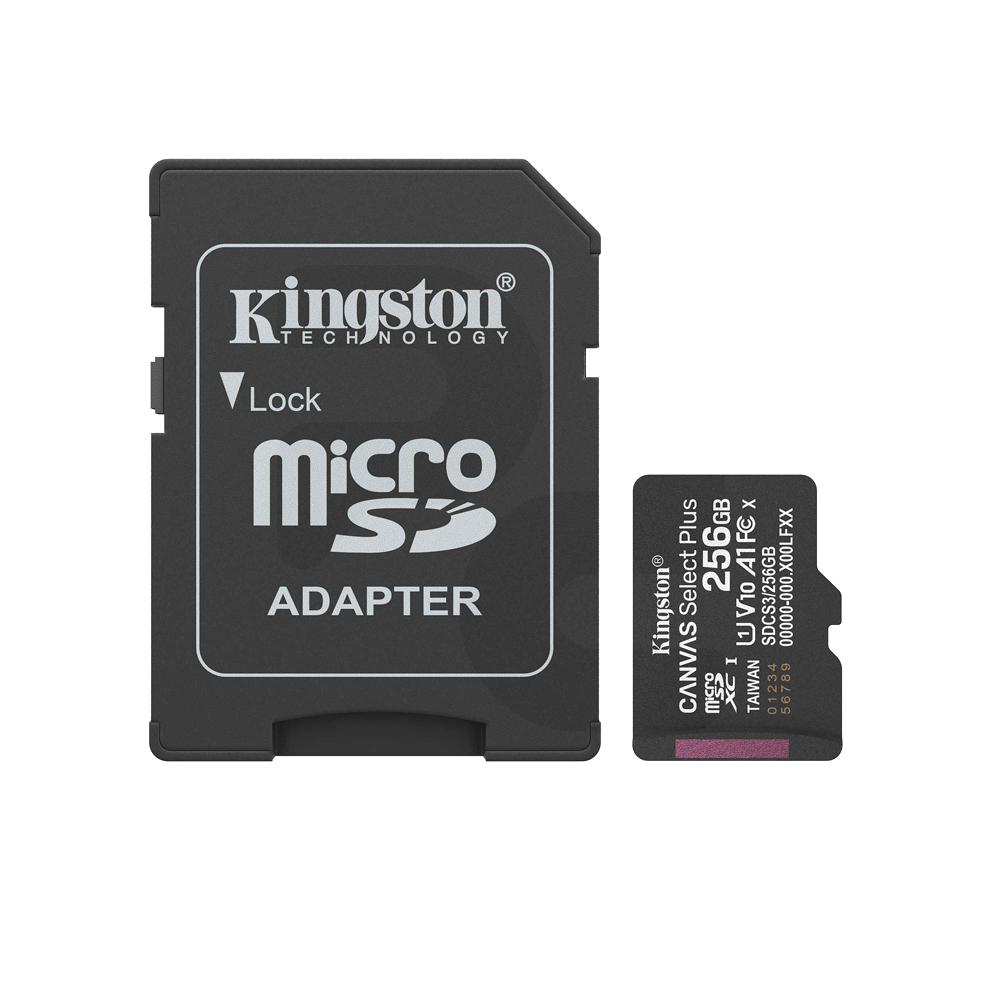 Memoria 256GB microSDXC Canvas Select Plus Gen3 150 MB/s A1