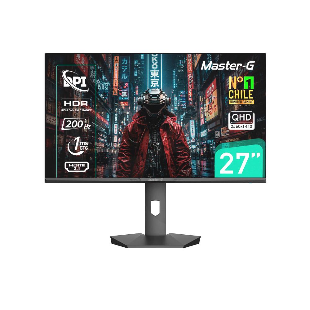 Monitor Gamer 27" QHD IPS Pivote 90 200Hz 1Ms 