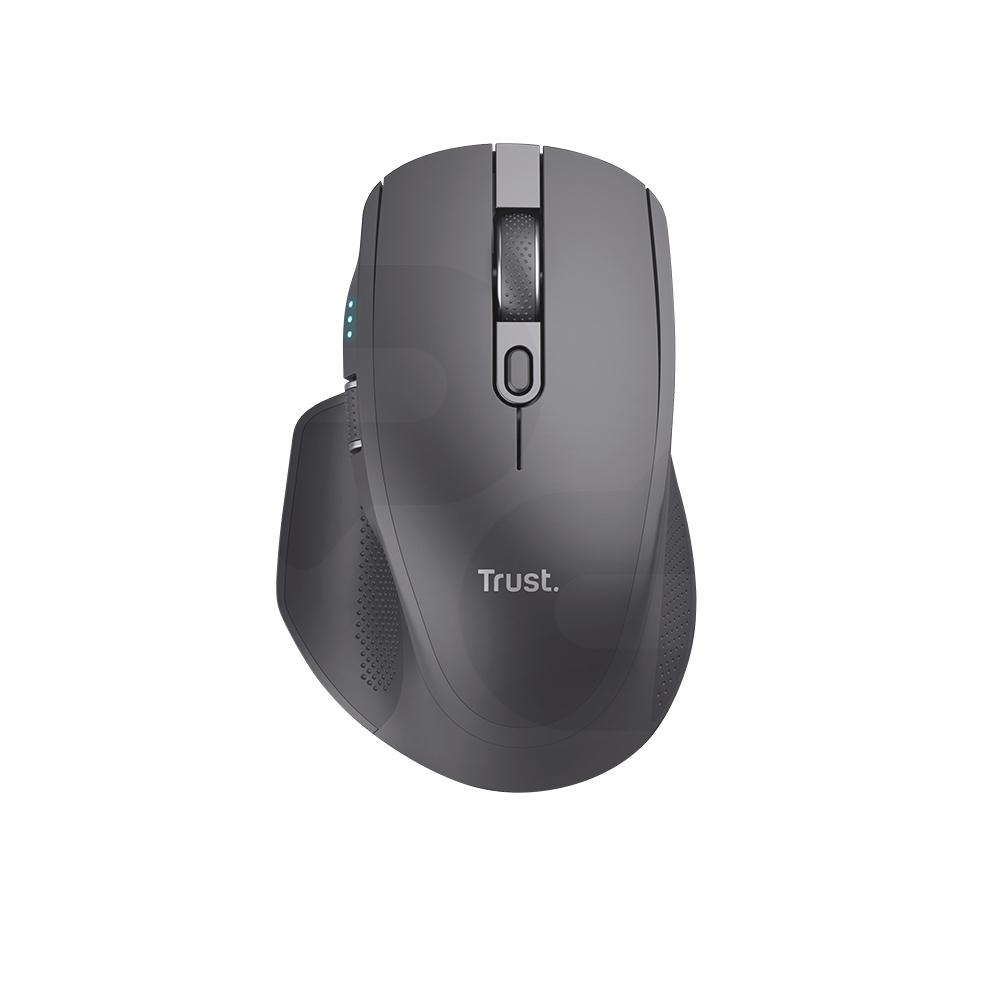 Mouse Dual Inalámbrico Ozaa+ Multidispositivo - Negro 