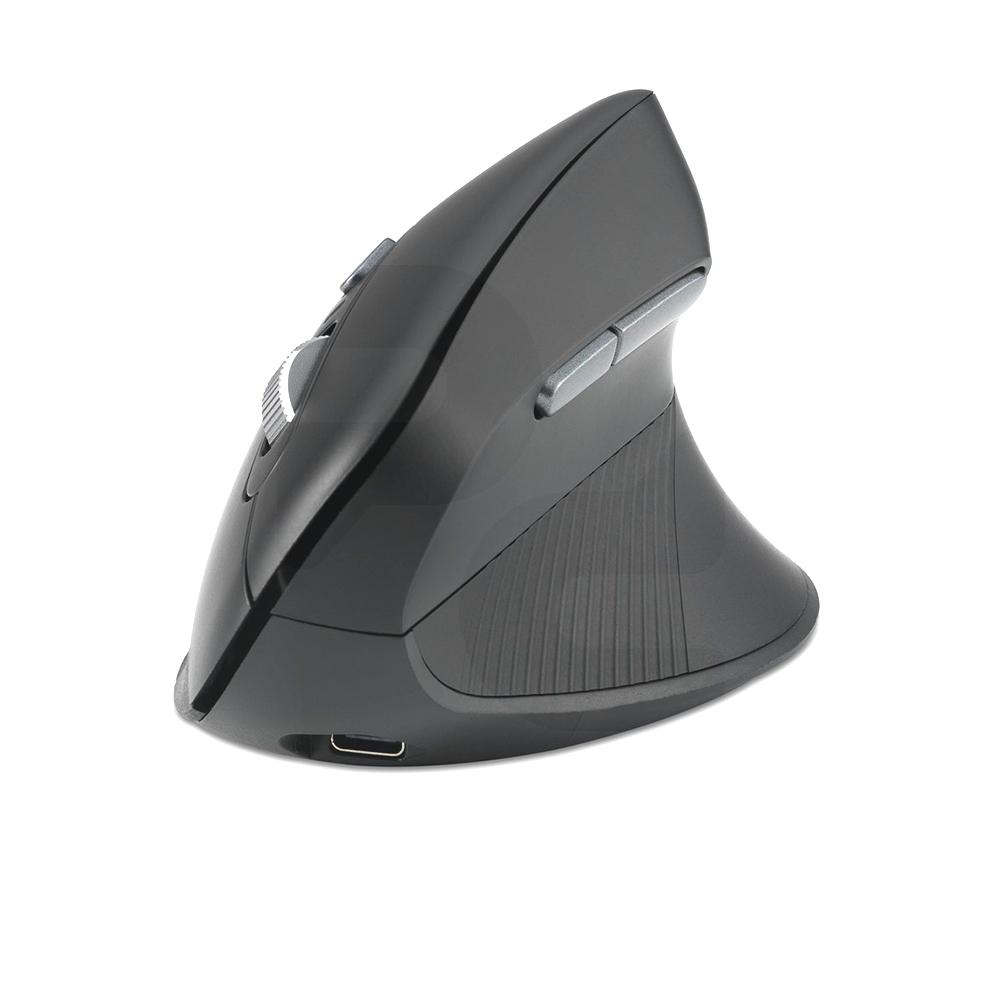 Mouse Vertical Inalámbrico Pro Fit® EQ Ergo Recargable MY630 - Negro