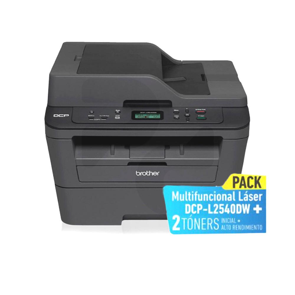 Multifuncional Láser Blanco y Negro DCP-L2540DW WiFi-Direct / Ethernet / Dúplex / ADF + TONER ADICIONAL TN-2370
