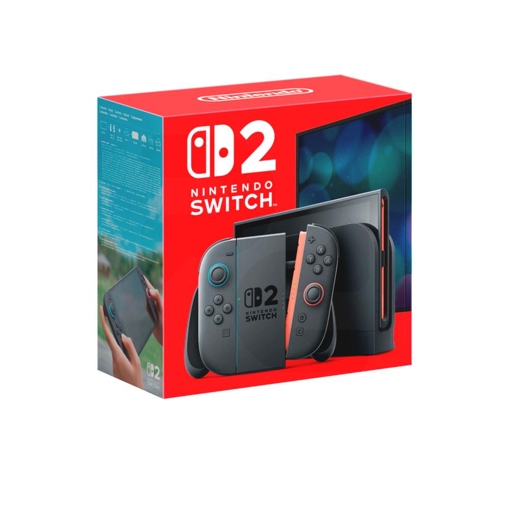Nintendo Switch 2, 256GB, 12GB RAM, 7.9", Tela LCD FHD, USB-C, Wi-Fi, 5220 mAh, Bluetooth 4.1