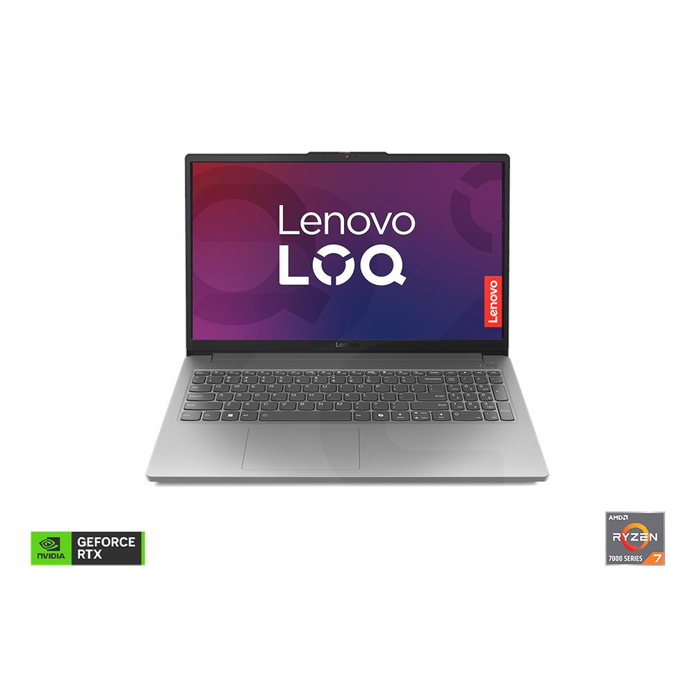 Notebook Gamer LOQe Gen 10 Ryzen 7-7735HS NVIDIA RTX 4050 15.6" FHD 144Hz 16GB RAM 512GB Windows 11 Home Luna Grey 83S00001CL