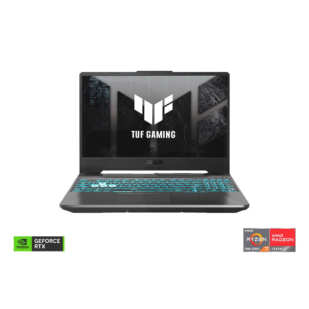 Notebook Gamer TUF Gaming A15 AMD Ryzen 7-7445HS NVIDIA GeForce RTX 3050 15.6" 144Hz 8GB RAM 512GB SSD Windows 11 Home Negro FA506NCG-HN193W