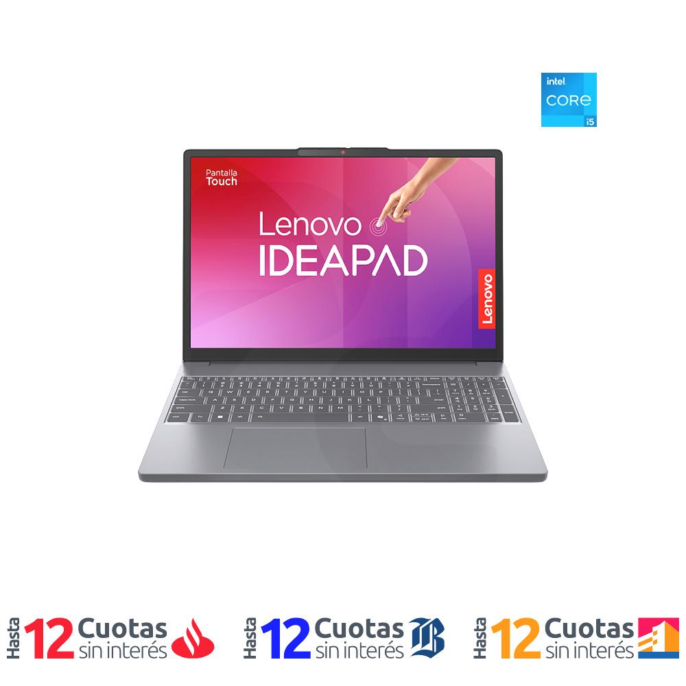 Notebook Ideapad Slim 3 Intel Core i5-13420H 15.3" 60 Hz Touch 8GB 512GB Windows 11 Home Luna Grey 83K101LJCL 