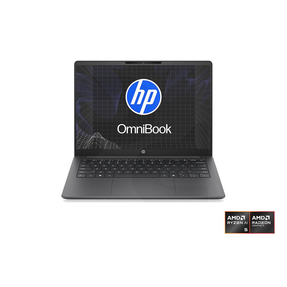 Notebook OmniBook 3 14-hy0050la AMD Ryzen 5 14" 8GB 512GB SSD Windows 11 Home Silver