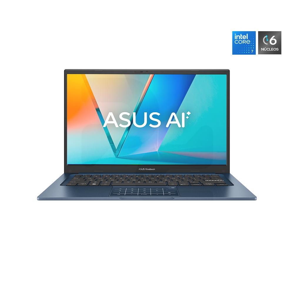 Notebook Vivobook 14 Intel Core 7-350 14" FHD 60Hz 16GB 512GB SSD Windows 11 Home X1404MA-EB315W