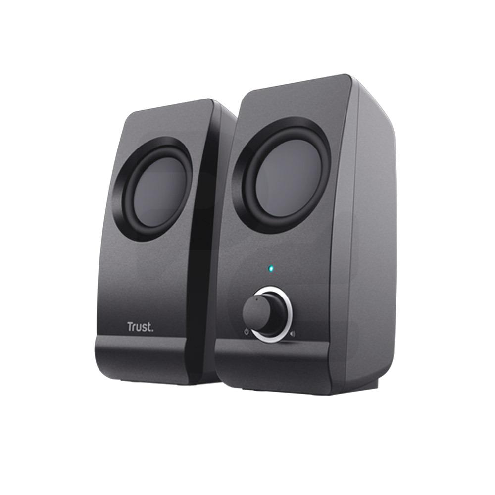 Parlante PC altavoces estéreo Trust  2.0 Negro