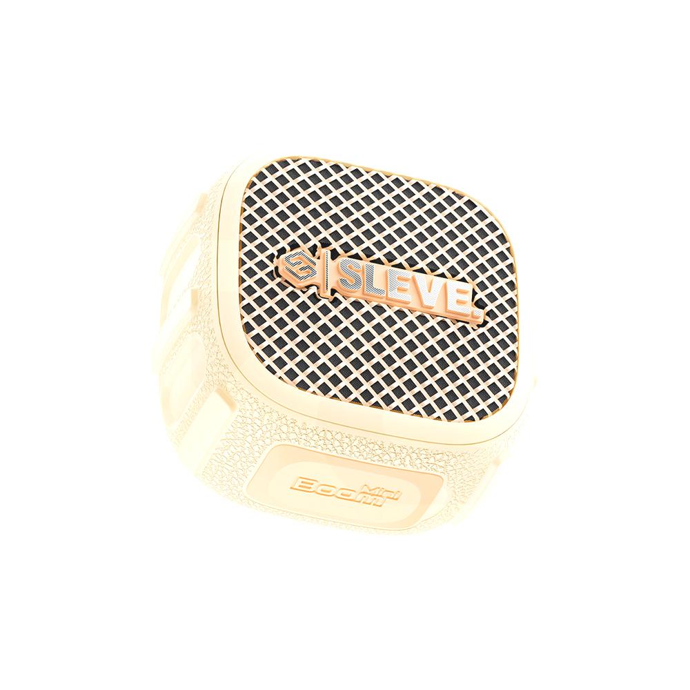 Parlantes Sleve Boom Mini Blanco Crema