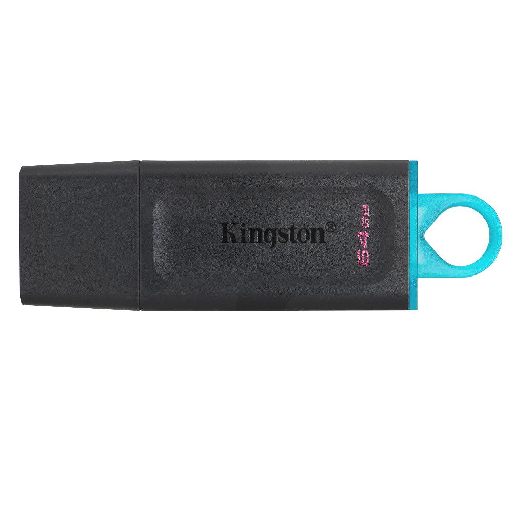 Pendrive 64GB USB 3.2 DataTraveler Exodia Negro Celeste