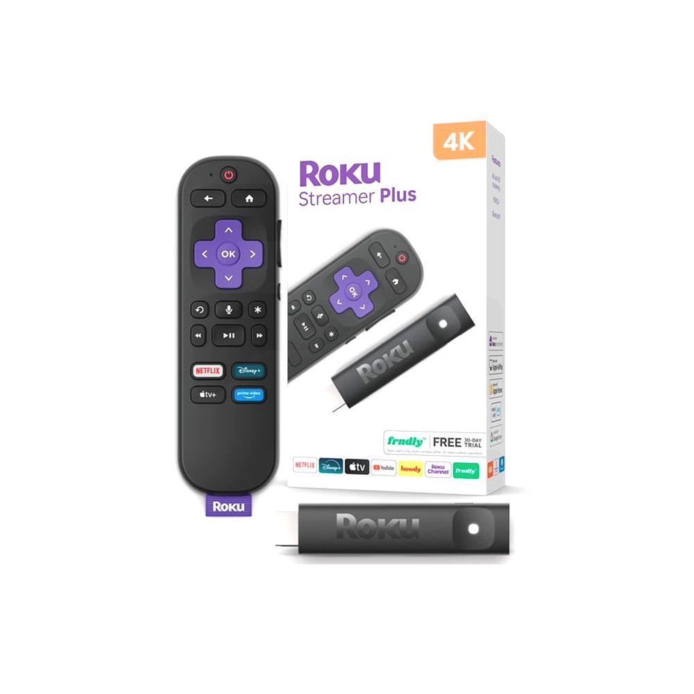 Roku Streamer Plus 2025 4K, HDR Roku Streaming Device for TV, 3830S2