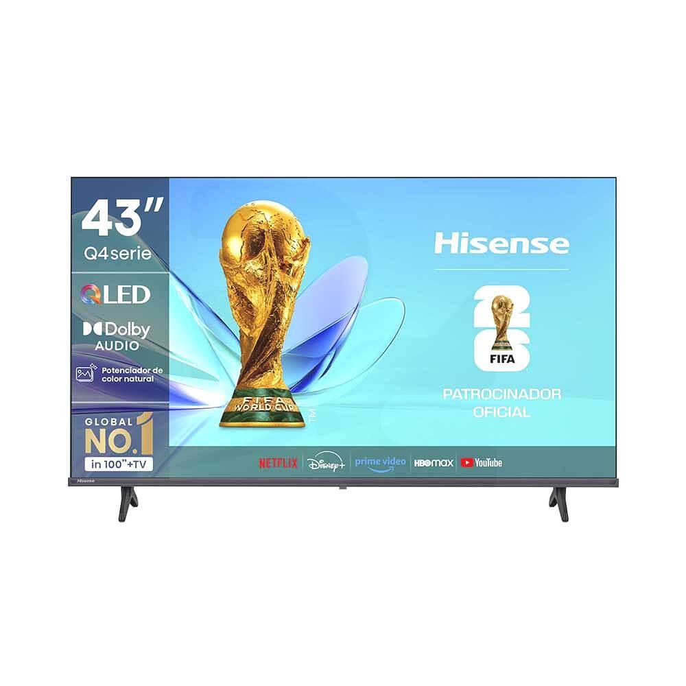  Smart Tv 43" QLED FHD 43Q4SV Hisense 
